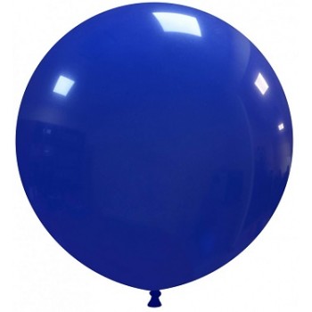 Palloncino in Lattice Pastello 80 cm. Blu Scuro - Round