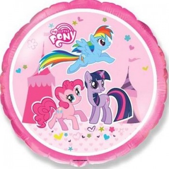 Palloncino Mylar 45 cm. My Little Pony Circus Pink