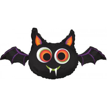 Palloncino Mylar 45 cm. Halloween Big-Eyed Bat