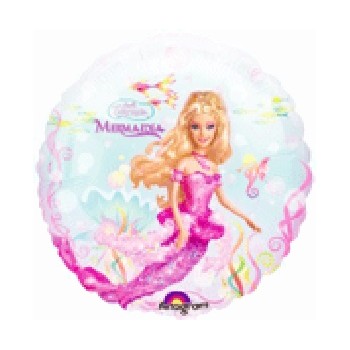 Palloncino Mylar 45 cm. Barbie Mermaidia