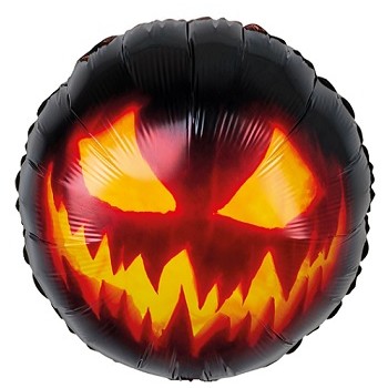 Palloncino Mylar 45 cm. Halloween Creepy Pumpkin
