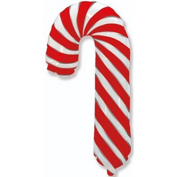 Palloncino Mylar Super Shape 99 cm. Candy Cane Red And White