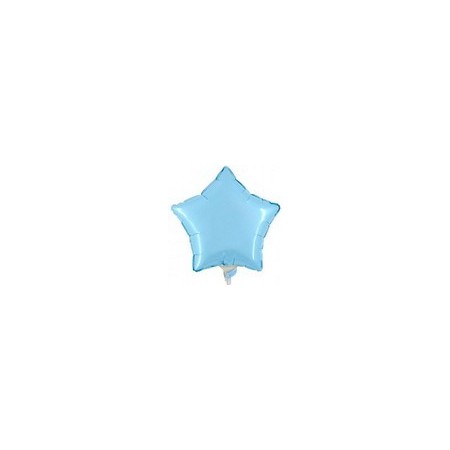 Palloncino Mylar Micro 11 cm. Stella Azzurra
