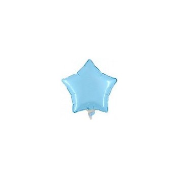Palloncino Mylar Micro 11 cm. Stella Azzurra