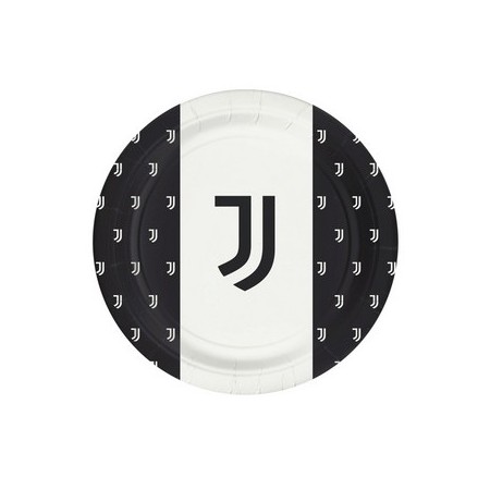 Coordinato Juventus - Piatto Carta 18 cm.- 8 pz.
