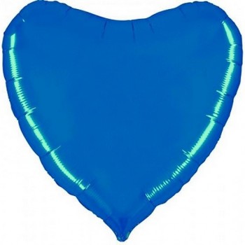 Palloncino Mylar Jumbo 91 cm. Cuore Blu