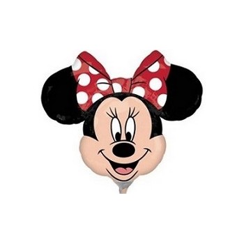Palloncino Mylar Mini Shape Minnie Mouse Red - 27 cm.
