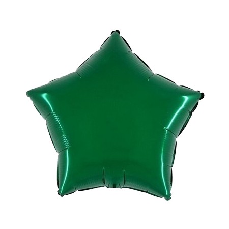 Palloncino Mylar 45 cm. Stella Verde Scuro