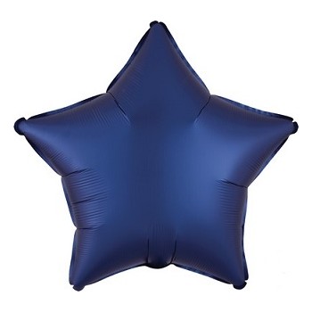 Palloncino Mylar 45 cm. Stella Satinata Blu Scuro