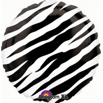 Palloncino Mylar 45 cm. Zebra Print