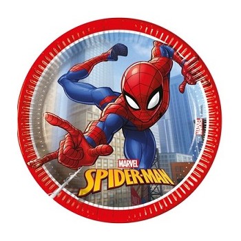 Coordinato Spider-Man - Piatto Carta 20 cm. - 8 pz.