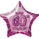 Palloncino Mylar 45 cm. 60° Birthday Prism Pink 