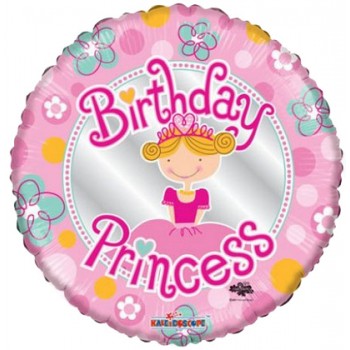 Palloncino Mylar 45 cm. Birthday Princess