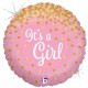 Palloncino Mylar 45 cm. Girl - It's a Girl