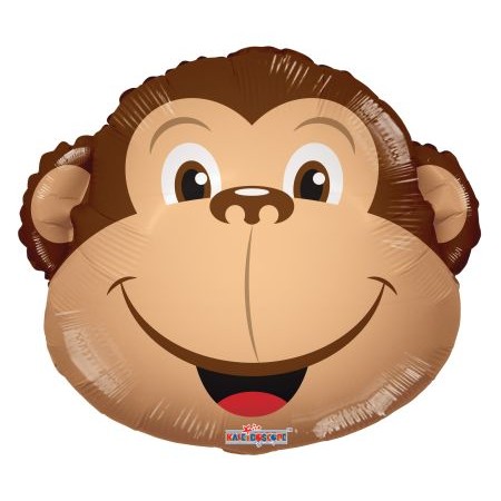 Palloncino Mylar Mini Shape 35 cm. Monkey Head