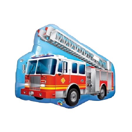 Palloncino Mylar Super Shape 91 cm. Red Fire Truck