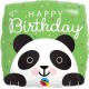Palloncino Mylar 45 cm. Q - Happy Birthday Panda