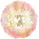 Palloncino Mylar 45 cm. R - Happy Birthday Rose Gold