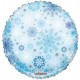 Palloncino Mylar 45 cm. Snowflakes Pattern Clearview