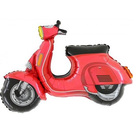 Palloncino Mylar Super Shape 96 cm. Red Scooter  