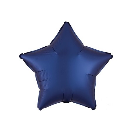 Palloncino Mylar 45 cm. Stella Satinata Blu Scuro