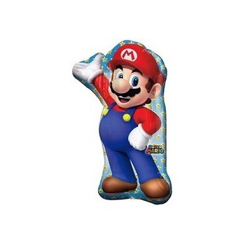 Palloncino Mylar Mini Shape Super Mario Bros - 35 cm.  