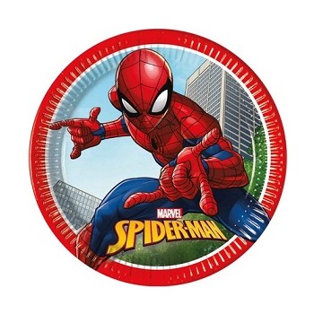 Coordinato Spider-Man - Piatto Carta 23 cm. - 8 pz.