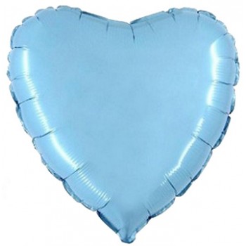 Palloncino Mylar 45 cm. Cuore Azzurro