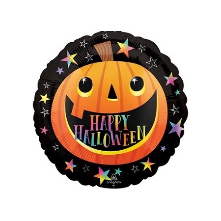 Palloncino Mylar 45 cm. Halloween Smiley Pumpkin