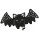 Palloncino Mylar Mini Shape 36 x 22 cm. Halloween Satin Bat Attack