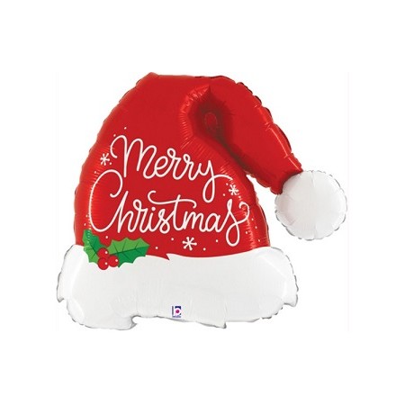 Palloncino Mylar Super Shape 104 cm. Christmas Santa Hat
