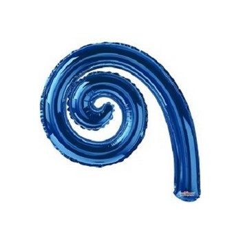 Palloncino Mylar Mini Shape 35 cm. Spirale Blu