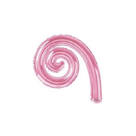 Palloncino Mylar Mini Shape 35 cm. Spirale Rosa