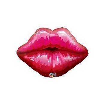 Palloncino Mylar Mini Shape 35 cm. Red Kissey Lips