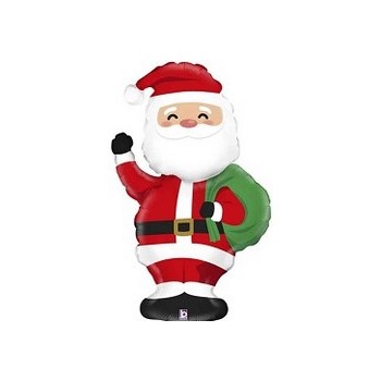 Palloncino Mylar Mini Shape 30 cm. Santa
