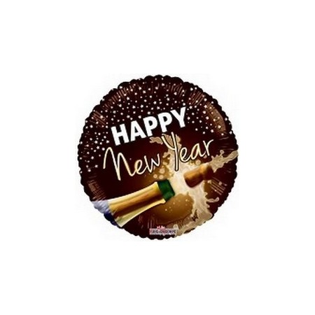 Palloncino Mylar Mini Shape 35 cm. New Year Champagne