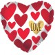 Palloncino Mylar 45 cm. Love On a Gold Heart