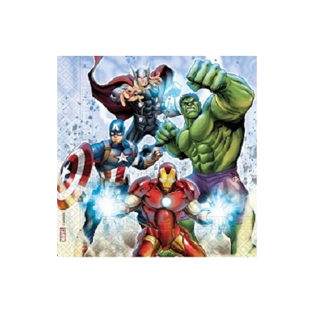 Coordinato Avengers - Tovagliolo 33x33 cm. - 20 pz.