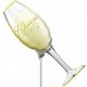 Palloncino Mylar Mini Shape 40 cm. Champagne Glass