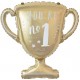 Palloncino Mylar Super Shape Coppa Trofeo Oro 78 cm.
