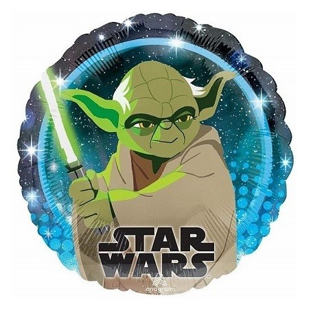 Palloncino Mylar 45 cm. Star Wars Yoda