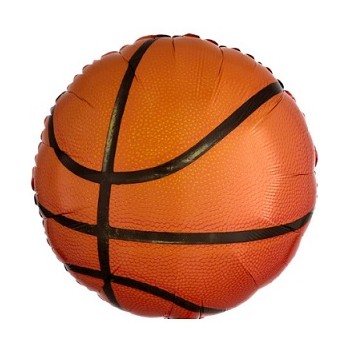 Palloncino Mylar 45 cm. Basketball