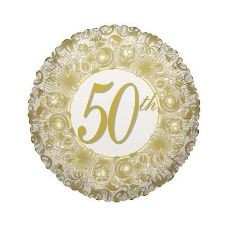 Palloncino Mylar 45 cm. 50° Anniversary