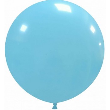 Palloncino in Lattice Rotondo 80 cm. Azzurro - Round