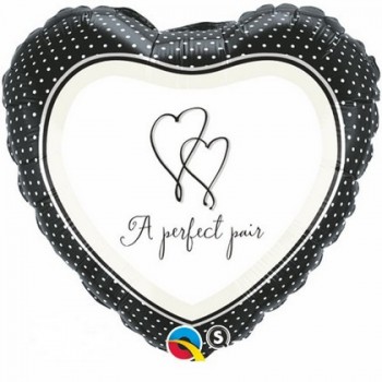 Palloncino Mylar 45 cm. A Perfect Pair Heart