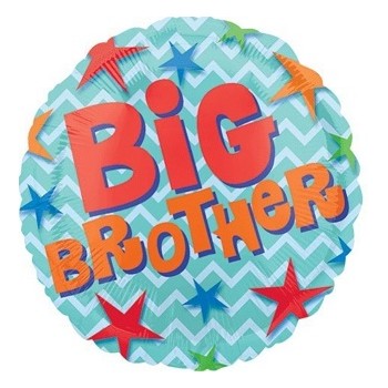 Palloncino Mylar 45 cm. Brother - Big Brother Star