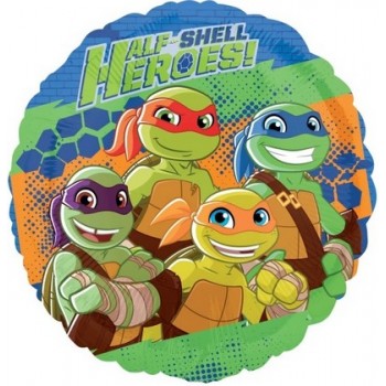 Palloncino Mylar 45 cm. Ninja Turtles Half Shell Heroes
