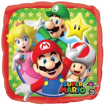 Palloncino Mylar 45 cm. Super Mario Bros