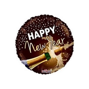 Palloncino Mylar Mini Shape 35 cm. New Year Champagne