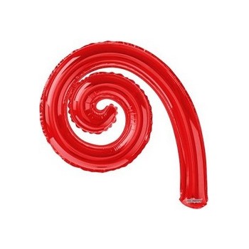 Palloncino Mylar Mini Shape 35 cm. Spirale Rossa
